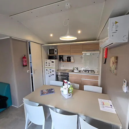 Campingplatz Sejour Normandie - - Mobilhome Premium 2ch-4p Avec Clim, Wifi Et Tv - 5 Etoiles - H156